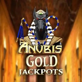 Anubis Gold Jackpots online game logo by Inspired Gaming on megabett.nl