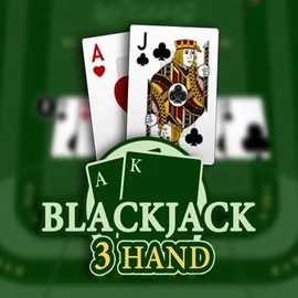 Blackjack 3H (Habanero) online game logo by Habanero on megabett.nl