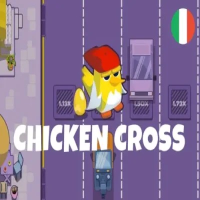 Official Casino Games logo: Chicken Cross by Upgaming at Megabet Casino