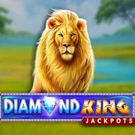 Diamond King Jackpots logo by SpinPlay Games at Megabet Casino