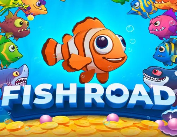 Fish Road slot visual from InOut available on megabett.nl