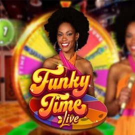Funky Time logo – Live Casino by Evolution at Megabet Casino