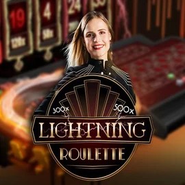 Lightning Roulette slot visual from Evolution available on megabett.nl