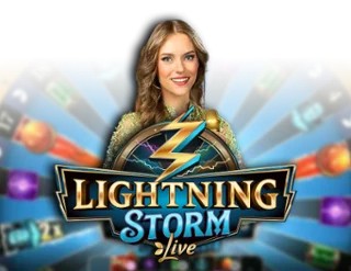 Lightning Storm logo by Evolution Megabet Casino