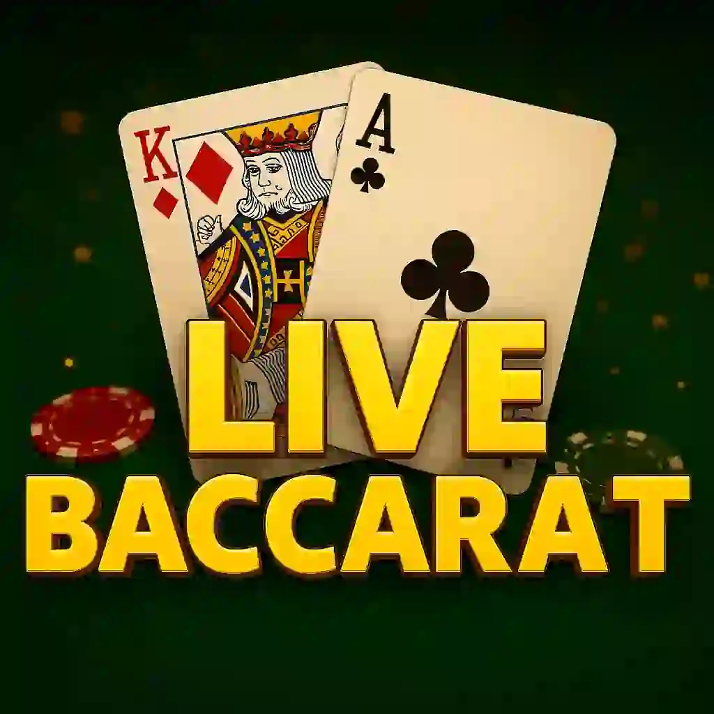Enjoy Live Baccarat by Evolution – logo hosted on megabett.nl