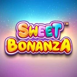 Sweet Bonanza slot logo by Pragmatic Play at Megabet Casino